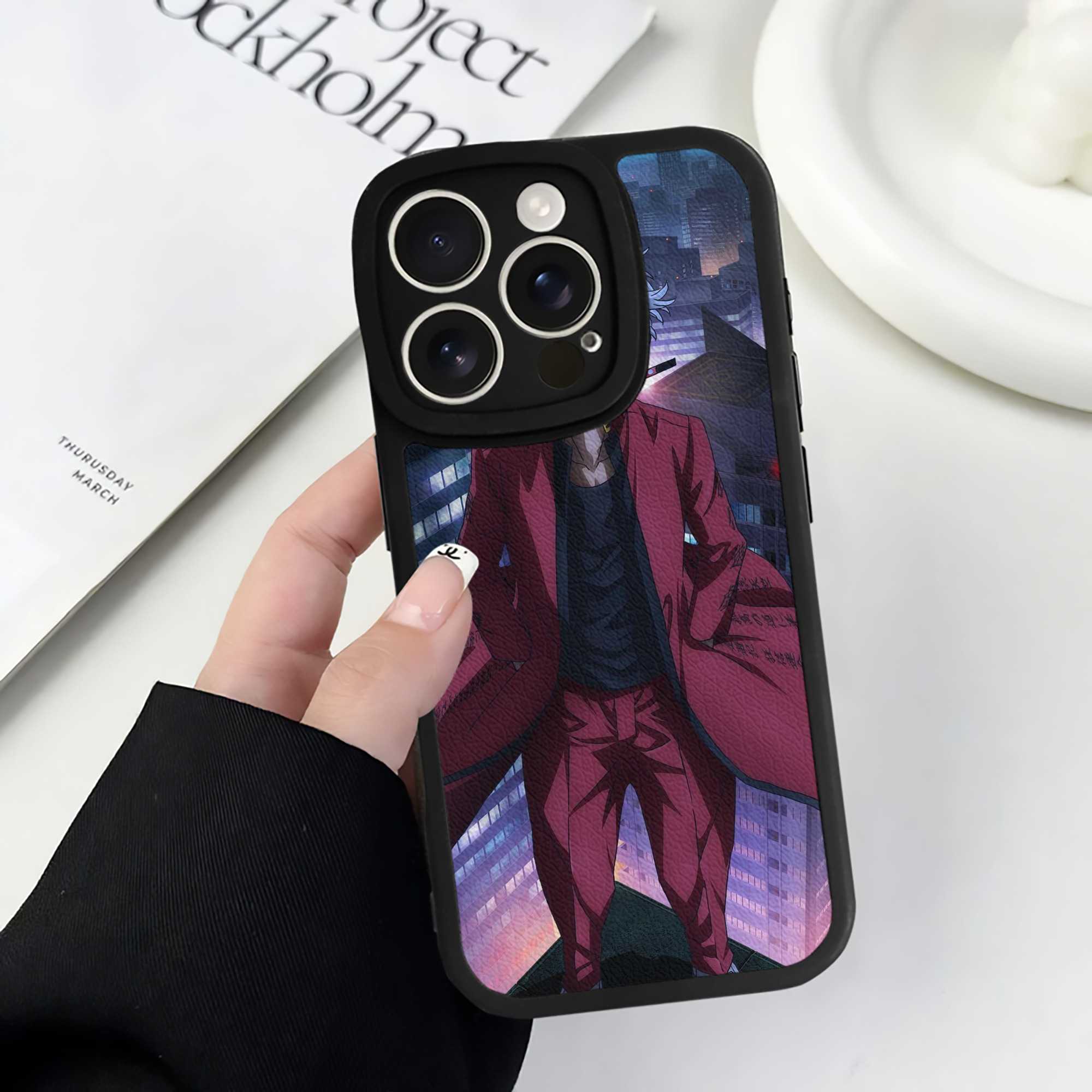 （画像用） 東京リベンジャーズ Tokyo Revengers 【iPhone 16シリーズ対応】シリコンスマホケース（レザー調） 材質：シリコン